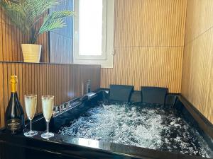 Appartements Le nid de la basilique T3 avec balneo : photos des chambres
