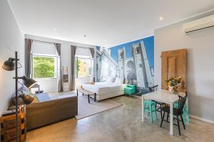 Family Suite with Kitchenette and River View room in Emporium Lisbon Suites