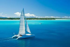 Cabin in a Catamaran