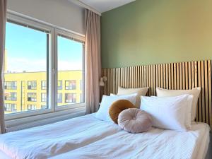 Hyvin varusteltu city-studio Turun Linnan kupeessa ja autopaikka