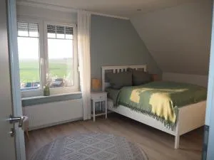 Deichblick Nordseeküste Bremerhaven - Langen