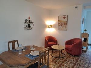 Le Mosaïque, proche gare, terrasse, parking privé