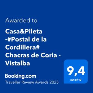 Casa&Pileta -#Postal de la Cordillera# Chacras de Coria - Vistalba