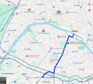 2 beds, modern building, with mobile AC, Paris Expo, 7 metro 2 steps to Paris