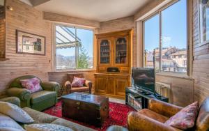 Appartements L-echappee verte pour six personnes avec terrasse, place de parking : photos des chambres