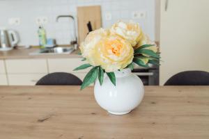 Zentrum, 2R, eigene Terrasse, WiFi, 4P, modern, ruhig