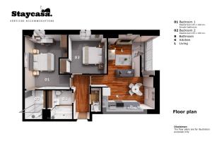 Spectacular Apartment Balcony View in City Centre