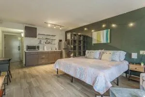 Cozy Studio W Kingbed-dogspark-wifi-dt-workspace - 道尔顿