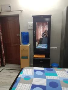 King Size Bed Room with Toilet