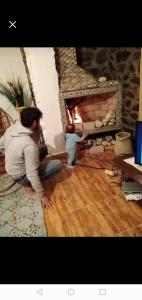 Villa de campagne en hauteur avec vue panoramique sur mer