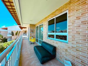 Tenha a praia aos seus pés - Apê na Areia com banheira, 2 suítes em condomínio exclusivo com lazer e acesso direto ao mar