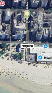 APARTAMENTO 74 Guarujá Pitangueiras Pé na Areia Vista para o Mar 7º Andar