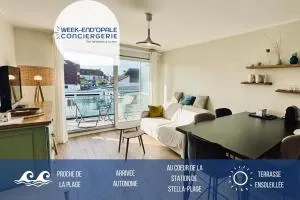 Appartement centre ville Stella-Plage terrasse sud-ouest - 蒙特勒伊
