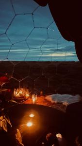 Black Beach Aurora Dome room in Camp Boutique