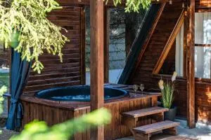 Leśna Sielanka domek z jacuzzi w lesie pod Górą Szczebel RELAX I SPORT - 卡西纳维耶卡