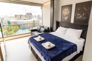 Apart com vista incrível ao lado do Allianz parque e shopping Bourbon - com estacionamento