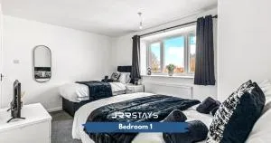 Bedworth 2 Bedroom Wi-Fi Sleeps 5 - JRR Stays - Caldecote