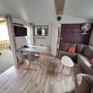 mobil-home family 6 personnes, 3 chambres Camping 4 étoiles bois dormant