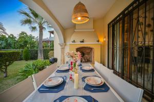 Las Chapas Playa typical beach house.