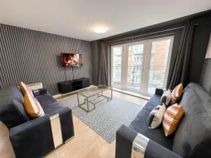 Elegant 2br2ba Flat Lift Free Parking - Worting