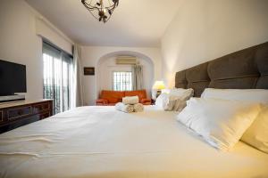 Las Chapas Playa typical beach house.