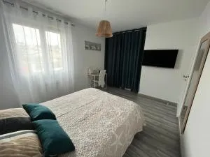 Chambre avec lit double 140 - Varennes-sur-Morge