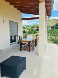 Ardèche Sud villa vue panoramique - Vesseaux