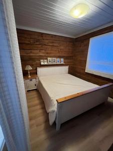 Villa Miilu Iso-Syöte hirsimökki järven rannalla