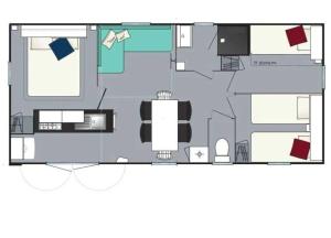 Campings Camping - Parc aquatique - ccaggcd : photos des chambres