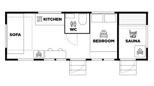 Fell Village 5 with a Mountain View, Fireplace, Sauna, Kitchen