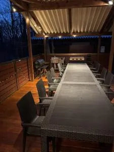 15名可屋外サウナ屋内サウナ屋根付きバーベキュー - Wada