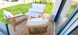 Appartements L-air du large superbe T3 lumineux avec jardin : photos des chambres