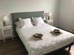 T2 centre ville Anglet dernier étage parking en sous-sol WIFI smart TV serviettes et draps inclus