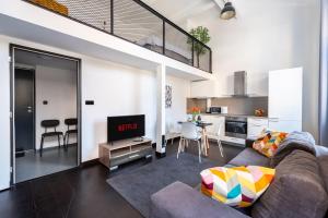 Loft spacious apartments in Prague