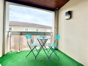 Le Vert Deau - Raffiné - Central - Balcon