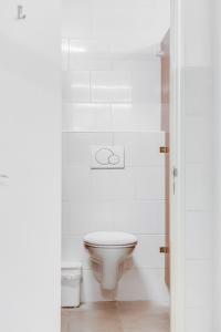 Caravan met wijds uitzicht