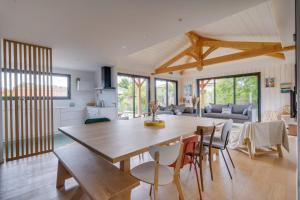 Maisons de vacances La villa tchanquee du Bassin : photos des chambres