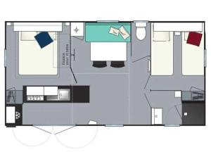 Campings Camping - Parc aquatique - ccaggcd : photos des chambres