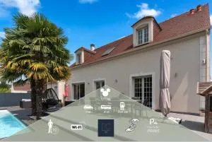 *Villa-Disneyland-Paris* 10pers, Fitness, Cinema - Saint-Thibault-des-Vignes