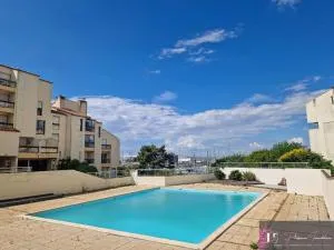 Appartement meublé avec piscine - 4 pers, La Rochelle - FR-1-825-56 - Aytré