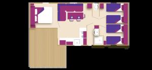 Campings Camping 4 etoiles - Piscine - ccbacgb : Mobile Home 2