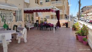 2 bedroom flat 100m from the beach with huge terrace