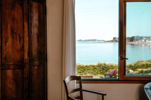 Maisons de vacances Maison sur le port - Vue sur l Aber Wrach pour 6 : photos des chambres