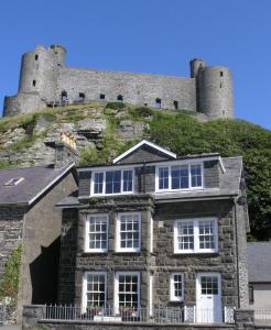 Below the castle at Snowdonia