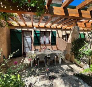 Au jardin de la ferme - gite vigne vierge