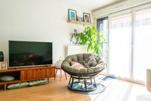 Appartements T2 apartment with garden near Paris : photos des chambres