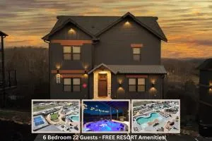 Smith Creek Resort- 6 Bedroom 22 Guests - Indoor Pool - Resort Amenities - New Era