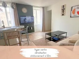 Les Sapins, T2 hyper centre avec climatisation - Villeneuve-sous-Pymont