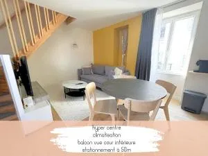 Les Cascades, T2 duplex avec climatisation et balcon - Villeneuve-sous-Pymont