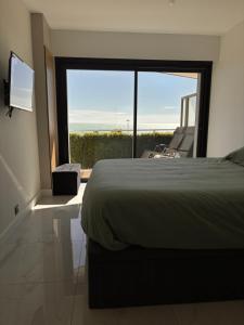 Vue mer exceptionnelle plage parking